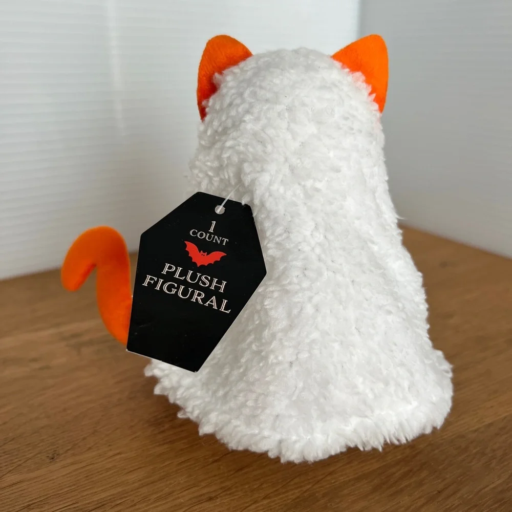 *NWT* Target Bullseye Playground Halloween Orange Ghost Cat holding Rat